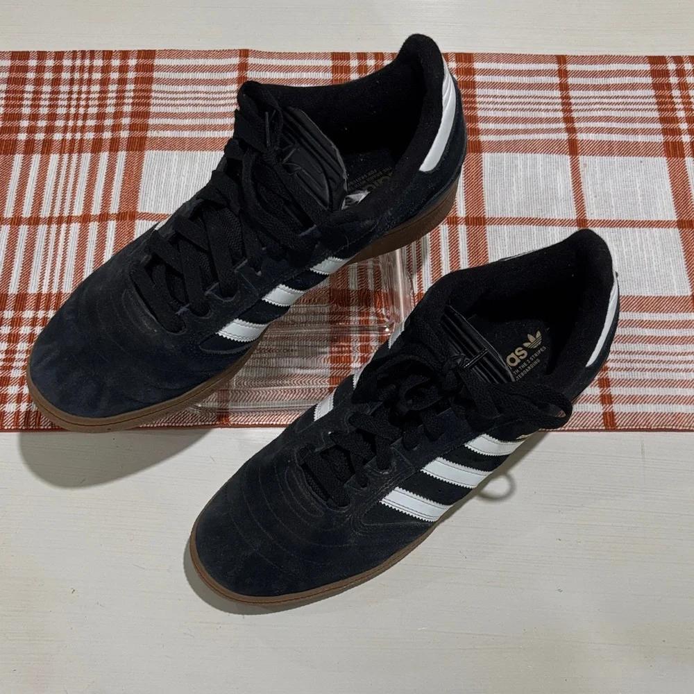 adidas Black White Gum Classic Samba Sneakers - Picture 2 of 8